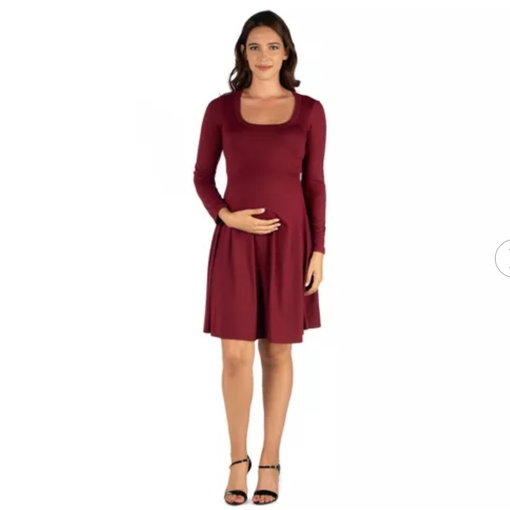 Red Maternity Dress Women's Medium